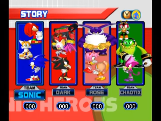 Sonic Heroes screenshot 4 for Gamecube